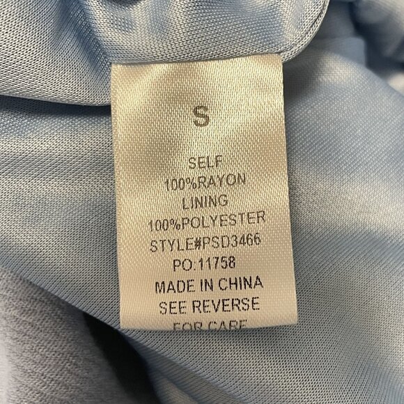 Polagram Maxi Dress‎ Womens S Blue With Lace Sleeves Lined Prairie - Picture 9 of 10